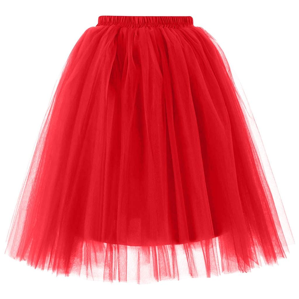Женская модная однотонная юбка-полусолнце, юбка-фонарик для вечеринки, юбка-фонарик из пятислойной сетки