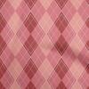 oneOone Cotton Flex Dark Peach Fabric Check Sewing Material Print Fabric By The Yard 40 Inch