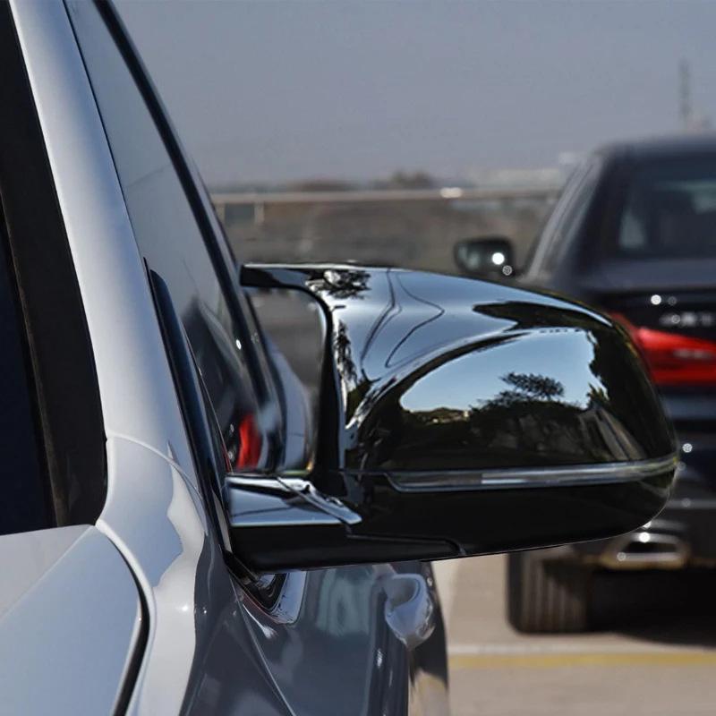 Накладки на зеркала заднего вида из углеродного волокна для BMW X3 2018-2022 (Тип крышки клаксона G05).