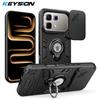 KEYSION Ударопрочный бронированный чехол для Infinix Note 60 Pro 5G Кольцо-подставка с защитой камеры Слайдер Чехол для телефона для Infinix Note 60 5G