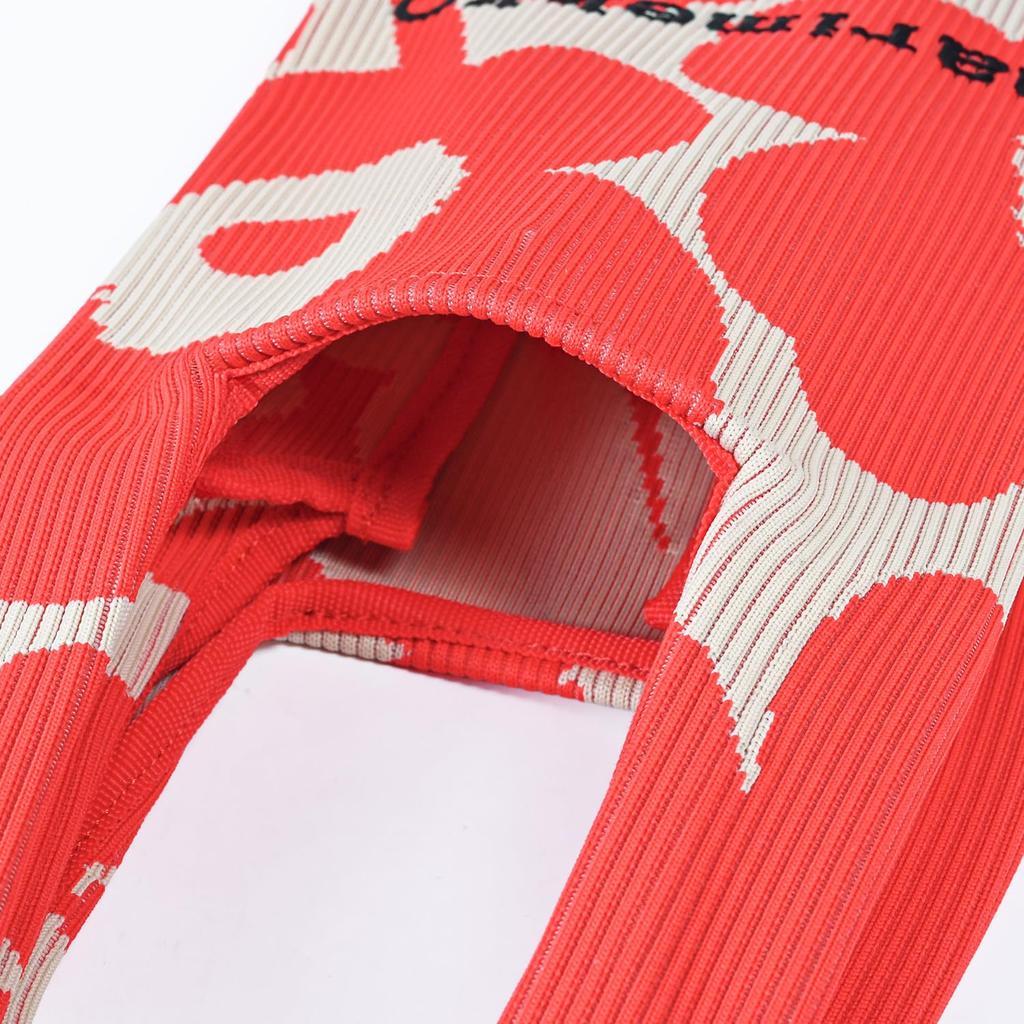 Вязаная мини-сумка Marimekko, Unikko Кораллово-красный, 94145 094145 380, Скандинавский дизайн [Товар]