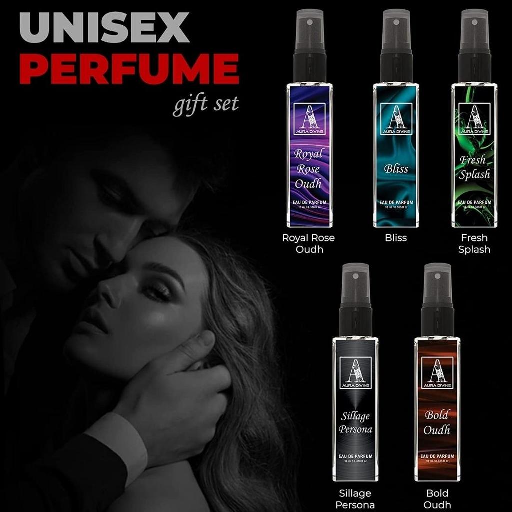 Aura Divine EDP Supreme Quality Perfume for Men & Women, Intimate Moment Enhancer, Long Lasting Scent, Travel Friendly, Best Gift Option, 50ml