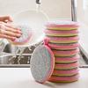10 Pcs Double Sides Cleaning Sponge Pan Pot Dish Clean Sponge Household Cleaning Tools Dishwashing Brushes