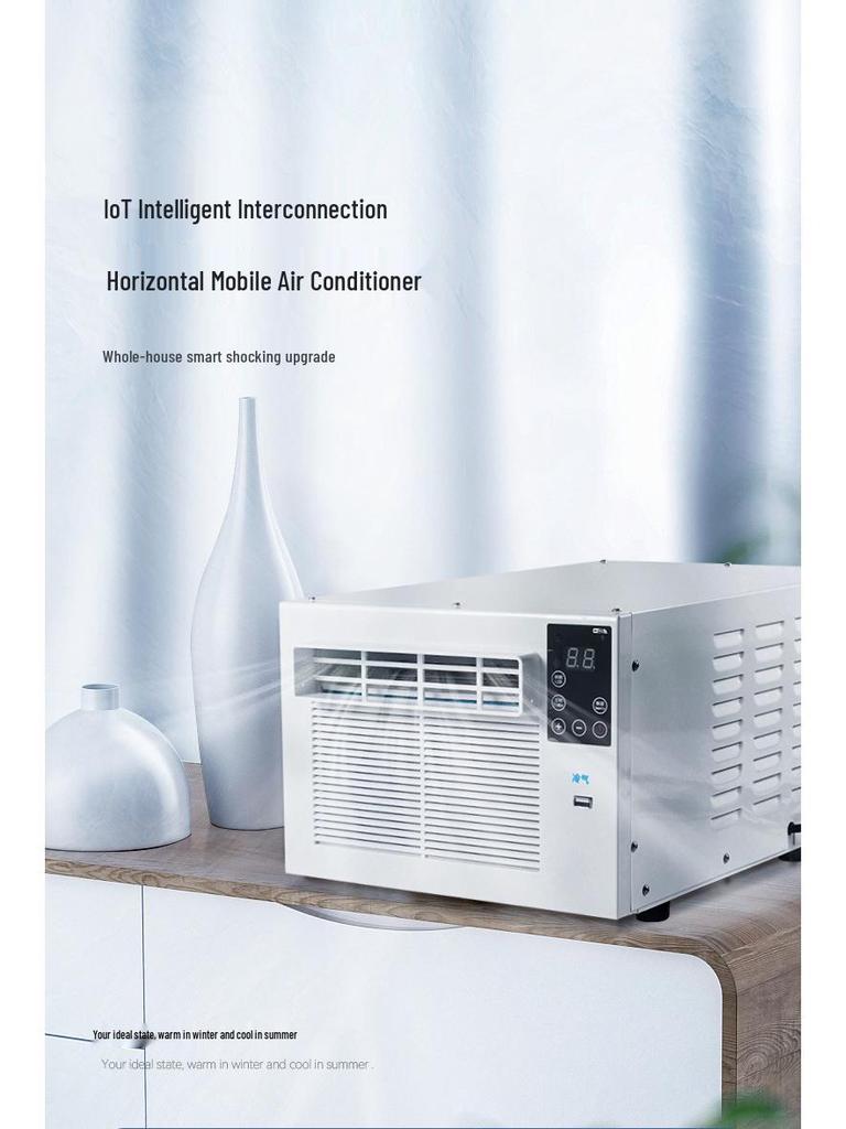 Портативный уличный кондиционер 1900 БТЕ с москитной сеткой и бесплатной установкой