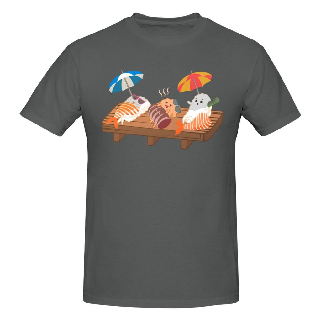 Unisex Sushi Wardrobe Gifts T Shirt Vintage Oneck Cotton T Shirt Unisex