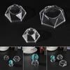 Fixed Seat Quartz Sphere Holder Acrylic Display Stand Crystal Ball Base Transparent Pedestal