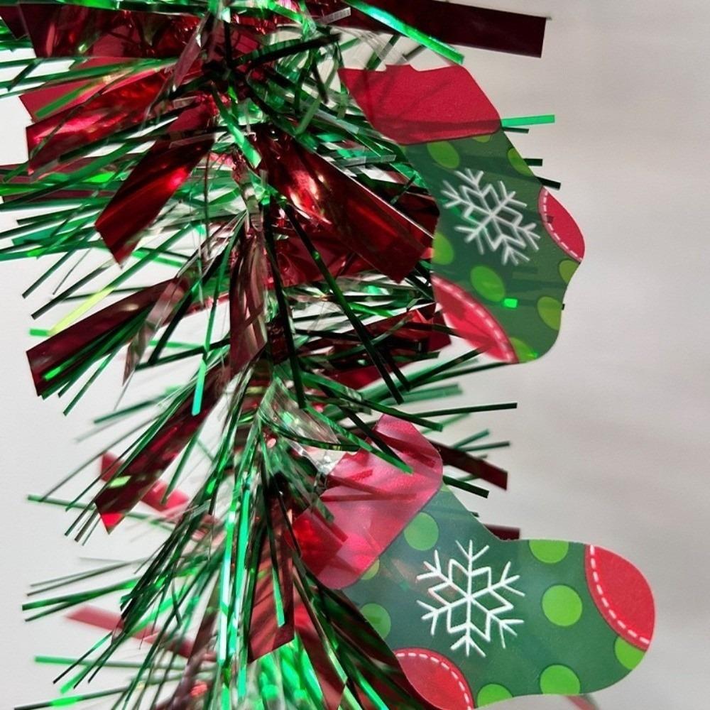 Colorful Christmas Decoration Ribbon Red Green Xmas Tree Charm Wedding Party Decoration Supplies