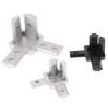 4Pack 3-Way End Corner Bracket Connector For T Slot 2020 3030 4040 Aluminum Extrusion Profile 3-Dimensional Bracket Parts