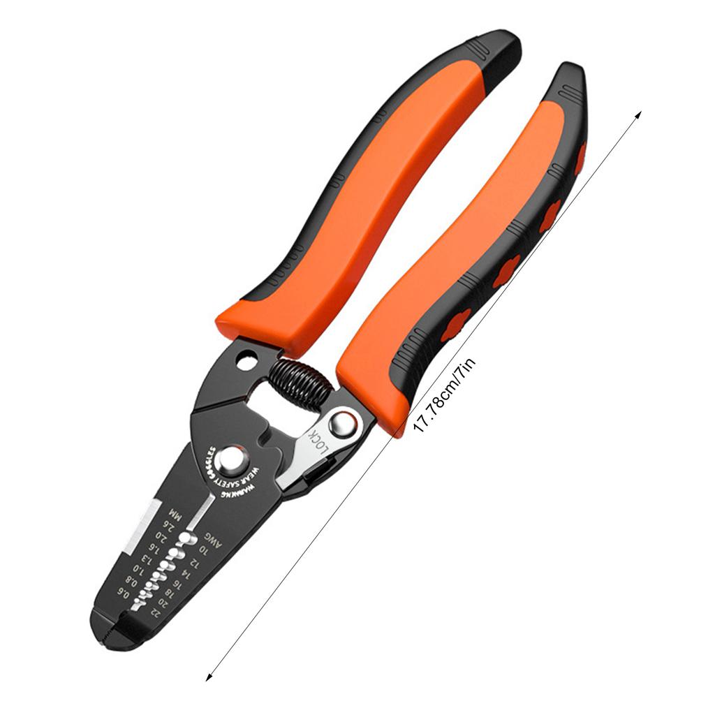 Electrical Wire Stripping Tool Easy Operation with Precision Crimping Function Suitable for Cutting and Pulling Wires