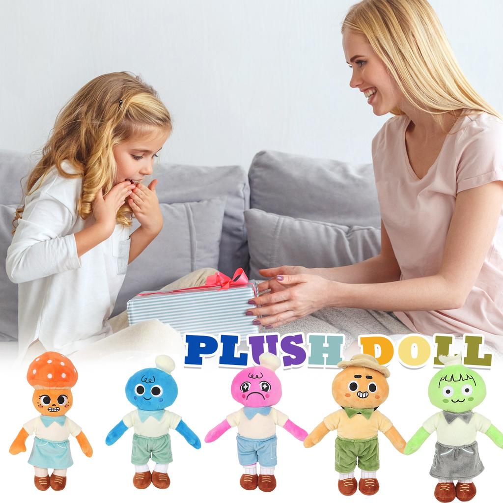Plush Doll, Toy Gift, Cartoon Style, Children's Rag Doll, Children's Gift Pillow