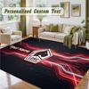 Crystal Velvet Square Rug Custom NameLOSC Lille FC Pattern Non Slip Home Floor Decor Rug