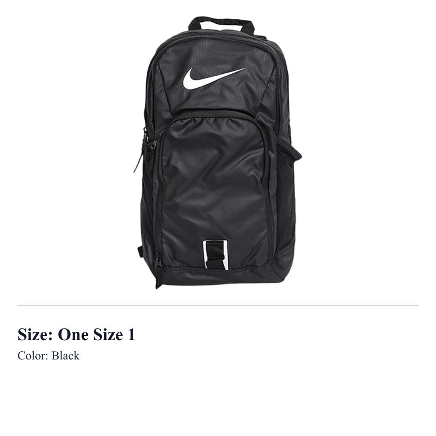 Nike Полиэстер Воздушный рюкзак-сумка для ноутбука Унисекс Черный BZ9803-010