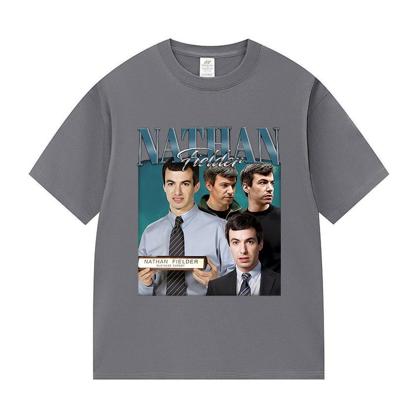 Nathan Fielder Funny Meme T Shirts Unisexs Classic Fashion Vintage Short Sleeve Tshirt Unisex Clothing Oversized 100 Cotton Tshirt