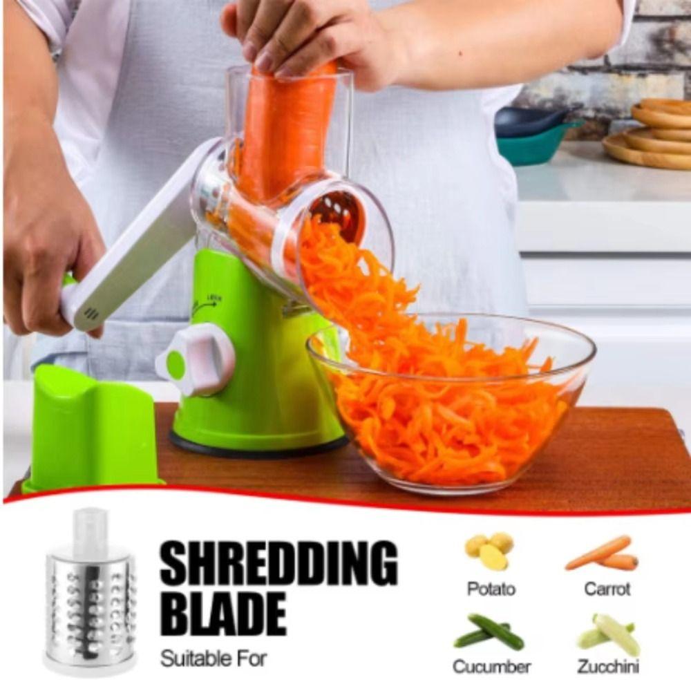 Rotary Cheese Grater Manual Food Shredder Nut Grinder Manual Rotary Vegetable Slicer Household