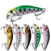 4.5cm/3.5g Sinking Minnow Lure, Bass Bionic Fishing Lure, 5 Colors, Plastic Hard Bait.