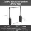 Intelligent Lifting Clotheshorse Cloakroom Electron Modern Clothes Drying Rack Bedroom Cabinet Coat Rack Laundry Storage Shelf