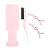 4Pcs/Set Hair Coloring Board with Clips Long Handle Brush Styling Tools Long Hair Dyeing Highlighting Board Kit Hair Salon Supplies