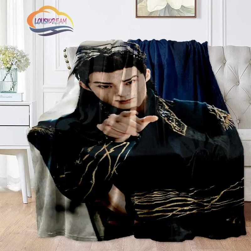 Hot Tv Love Between Fairy and Devil Blanket Cang Lan Jue Dong Fang Qing Flannel Bedroom Bedding Sofa Soft Bedspread