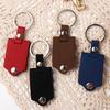 Photo Frame Key Chains PU Leather Car Key Ring Couples Friends Gifts Photo Keyring  Men
