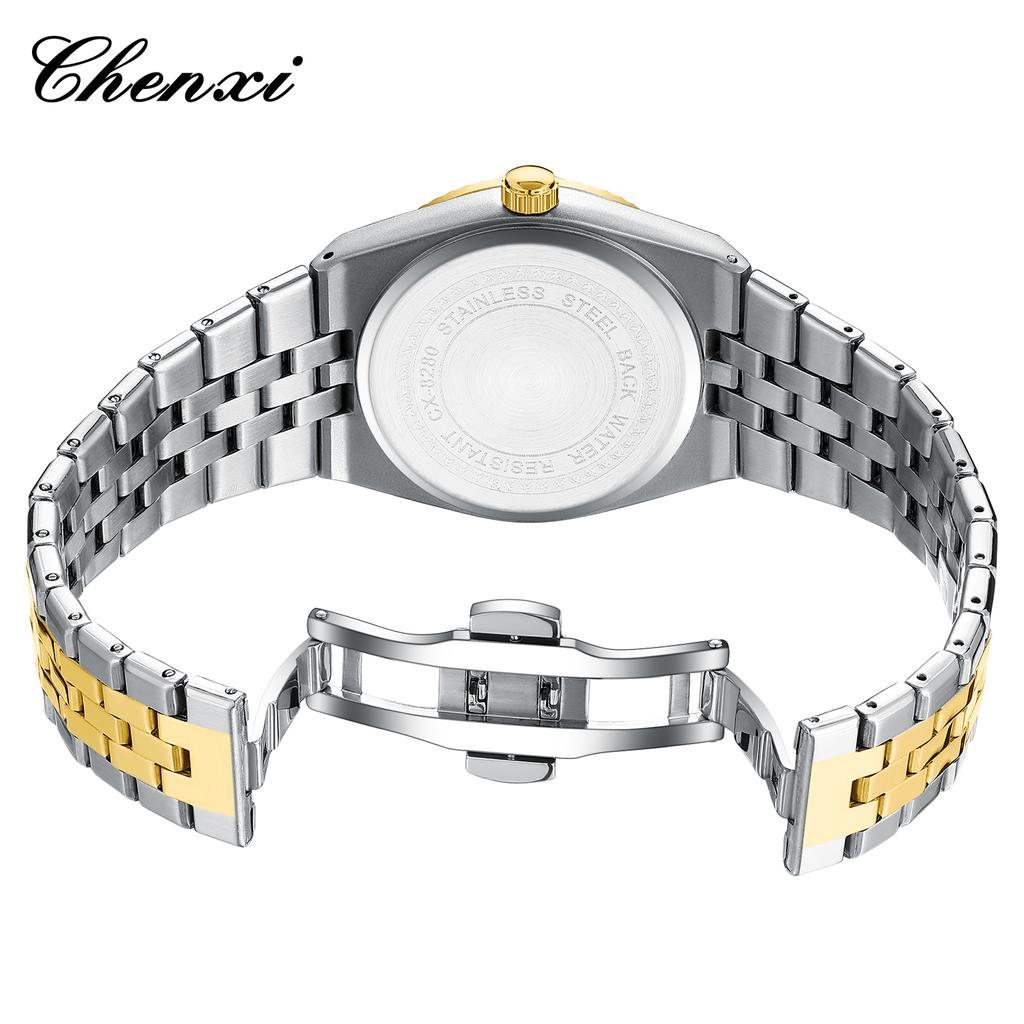 Couple Watch Luxury Quartz Watch Waterproof Watch Lover Gift Night Light Classic Date Week Clock His Her Watch