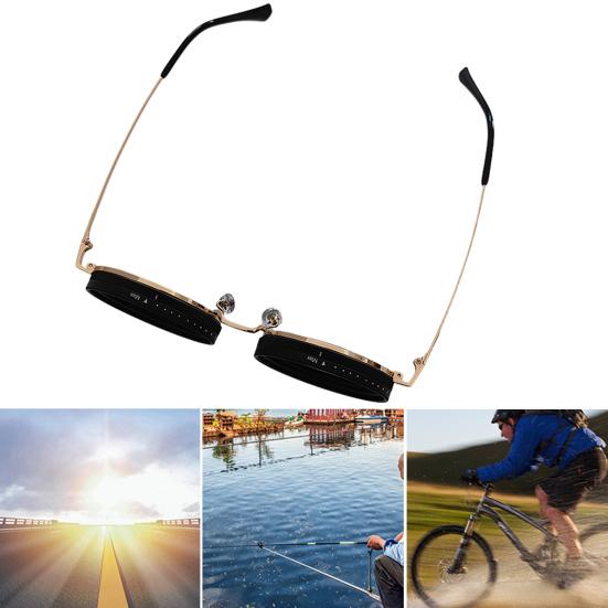 Солнцезащитные очки с регулируемым фильтром нейтральной плотности, 1-9 передач для комфорта, прозрачные поляризованные круглые очки с защитой от синего света