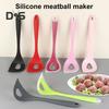 2 шт. Инструмент для приготовления фрикаделек, силиконовая антипригарная ложка для фрикаделек, шарики, ложка для рыбных шариков с ручками, кухонная ручная ложка для пресса фрикаделек