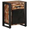 VidaXL Multicolour Bedside Table 40x30x50 Cm Reclaimed Wood, Bedside Cabinet, Bed Cabinet, Side Table for 4013561