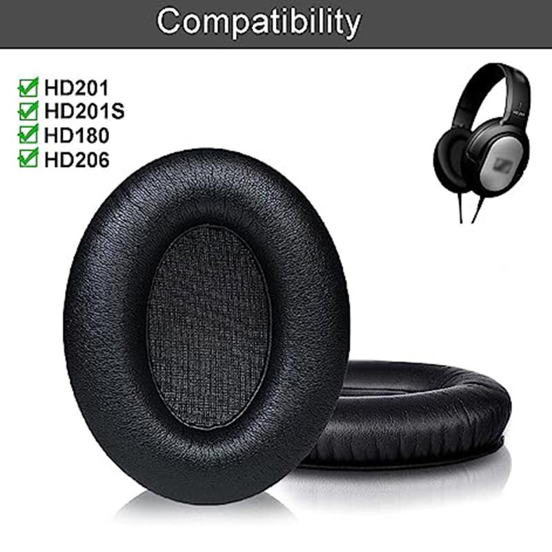Сменные наушники, совместимые с амбушюрами Sennheiser HD201/HD180/HD201S/HD206/HD449, амбушюрами для наушников, запасными частями