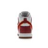 Nike Dunk High Chenille Swoosh - Gym Red Мужские кроссовки Белый Желто-охристый Резина Средне-коричневый DR8805-101