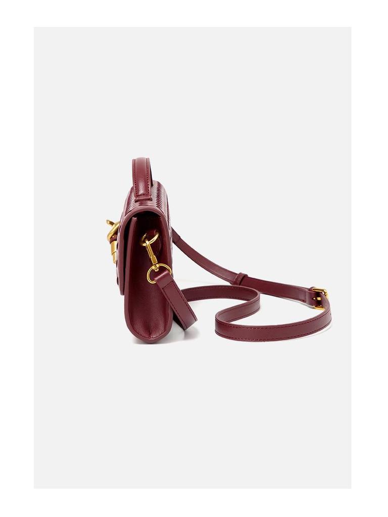 Трендовая плетеная вручную кожаная сумка-аккордеон квадратной формы - однотонная женская сумка-багет