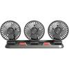 Portable Car Fan, Three-head Design For Efficient Gas Circulation, 5V , 30.2x9.8x13.5cm