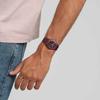 Swatch Мужские часы с кварцевым механизмом Швейцарские часы красный циферблат корпус из материала biosource SO28R115