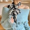 Retro Scarf Headband Printed Long Scarves Fashion Polka Dot Scarf  Head Scarf