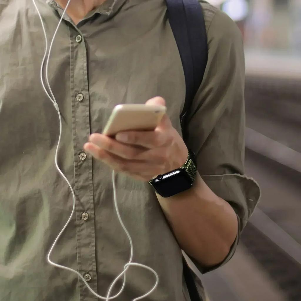 НОВЫЙ спортивный нейлоновый ремешок для Apple Watch Band Ultra 2 49 мм 46 мм 42 мм 45/44/41 мм 40 мм браслет для Iwatch Series 10 9 8 7 6 SE 5 4