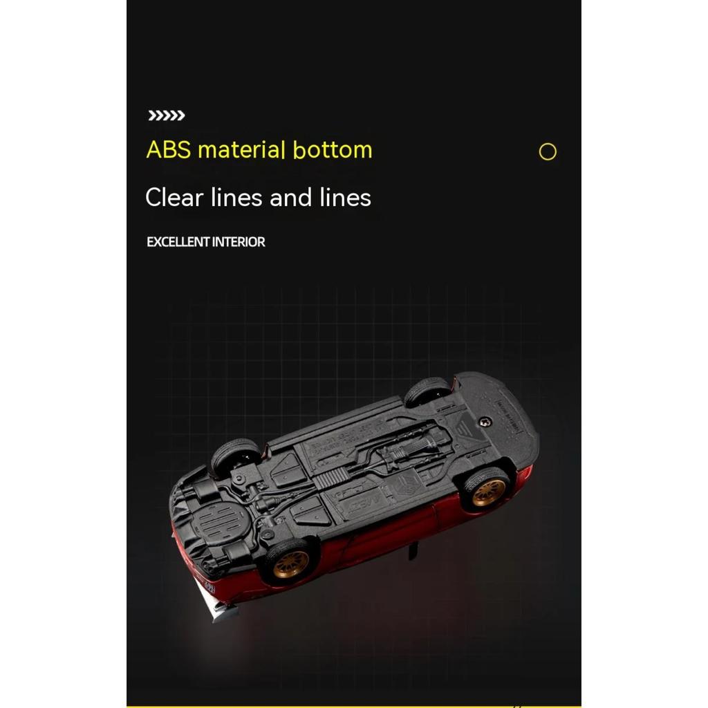 Набор для самостоятельной сборки модели автомобиля Ford Mustang из легкого сплава в масштабе 1/42 — уникальная коллекционная гоночная машина для любителей и энтузиастов