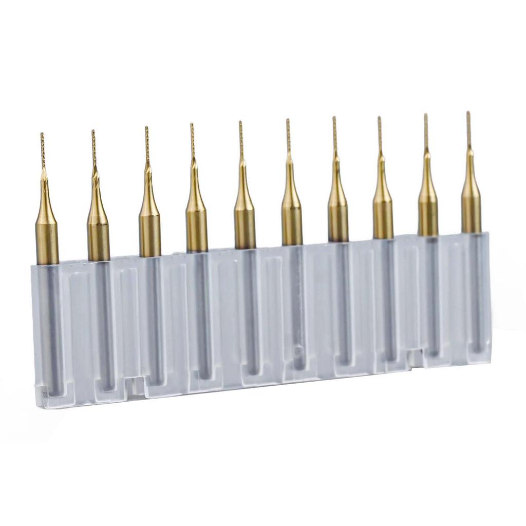 High Quality Milling Cutter Cutter Cutting Edge 0.5 Mm 3.175x0.5mm 37 Mm CNC Carbide Cutters Set End Engraving Bits