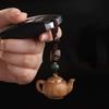 Waterproof Little Teapot Keychain Mini Green Sandalwood Phone Chain Carved Teapot Pendant  Car Key