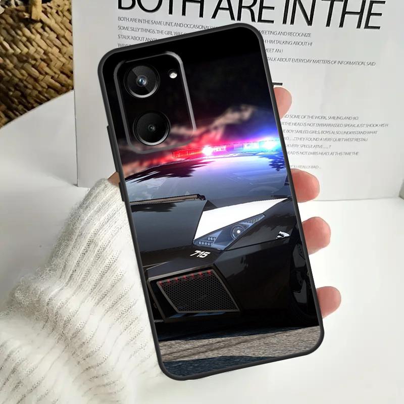 Чехол Police Car Для Realme 15 Pro 10 11 12 13 14 Pro Plus C67 C65 C63 C61 C55 C53 C51 C35 C71 C75 GT7