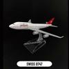 1:400 Scale Metal Airplane Replica Dhl Boeing 757 Airplane Diecast Model Airplane Home Office Miniature Toys for Kids - Perfet 106.Swiss B747