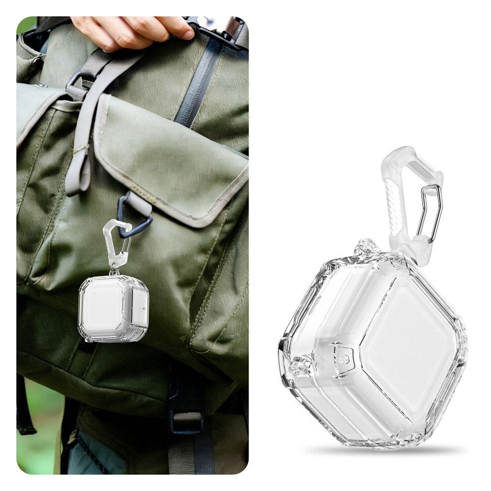 with Phone Stand Protective Case Transparent Earbuds Cover for Samsung Galaxy Buds4/4pro Travel