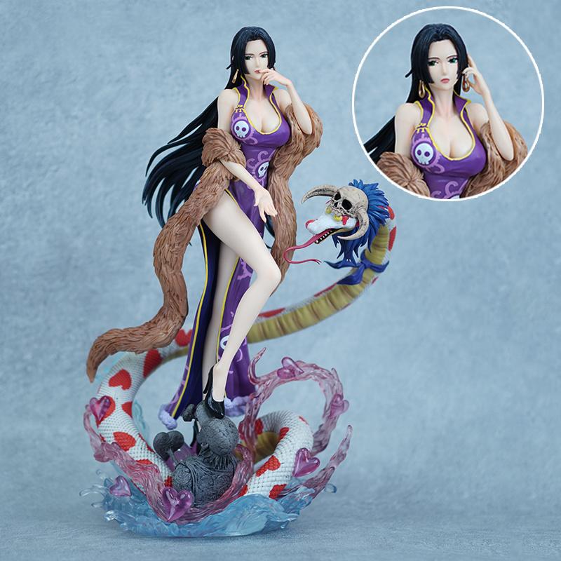 Идеальная Фигурка One Piece В Наличии Змеиная Цзи Женская Императрица Ручной Работы 37см Анимация Резонанс Украшения Коллекционная Фигурка Руки
