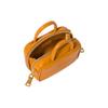 MIU MIU Embossed Letter Logo Detachable Adjustable Shoulder Strap Leather Mini Handbag Women Handbags Pomegranate-Yellow 5NR020-2F8W-F0E05