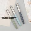 HERO Fountain Pen, 616 Small Size, Vintage Iridium Student Daily Writing Practice Ink Pen, Dark Nib F, Morandi Deep Blue