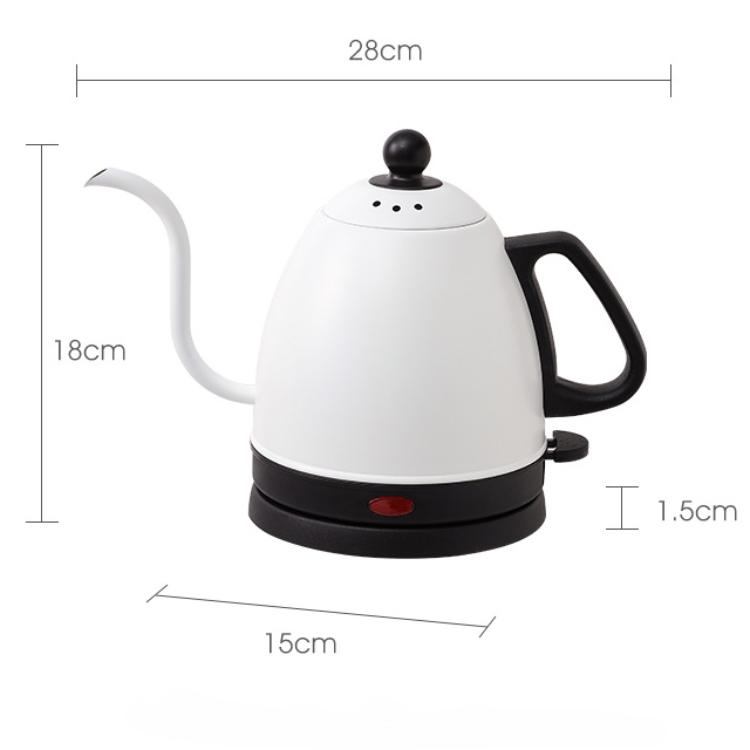 Stainlesss Steel Electric Kettle Hand Drip Coffee Thin 800ml Long Mouth Gooseneck Water Cooker Boiler Boiling Tea Pot Heater
