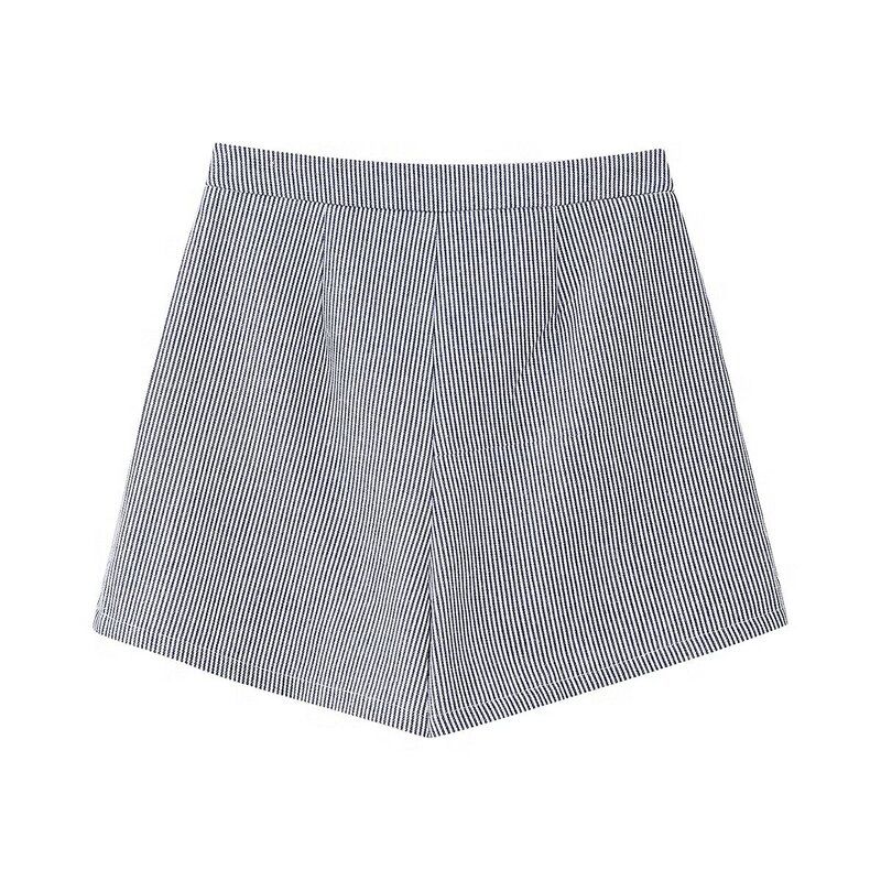 Fashion Style 2024 Spring New Arrival Women's Clothing Fashion Stylish Slim Looking Versatile Vest High Waist Shorts Suit