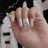 Элегантные кольца из сплава, уникальные кольца для ногтей, повседневные кольца из сплава, идеально подходящие для повседневной носки и особых случаев.