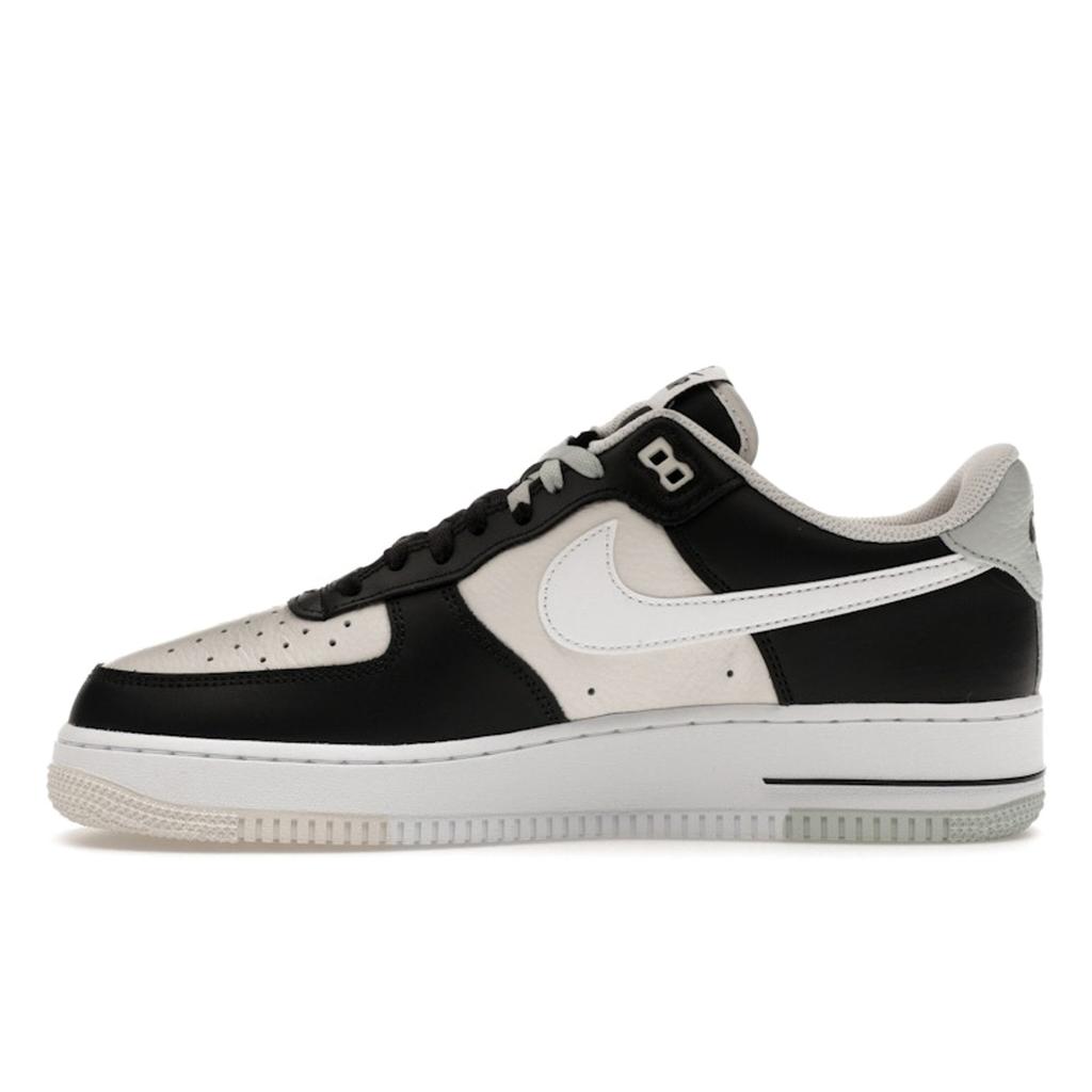 Nike Air Force 1 07 LV8 Split - Black Phantom Men Sneakers White Light-Silver FD2592-002