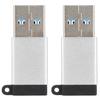 Адаптер USB 3.0 на Type-C, USB C на USB OTG, Plug and Play, Преобразователь для передачи данных(Серебряный )