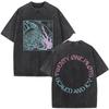 Rock Twenty One Pilots Vintage Washed T-shirt Men Women Fashion Hip Hop Oversized T-shirts Cotton Casual T Shirt
