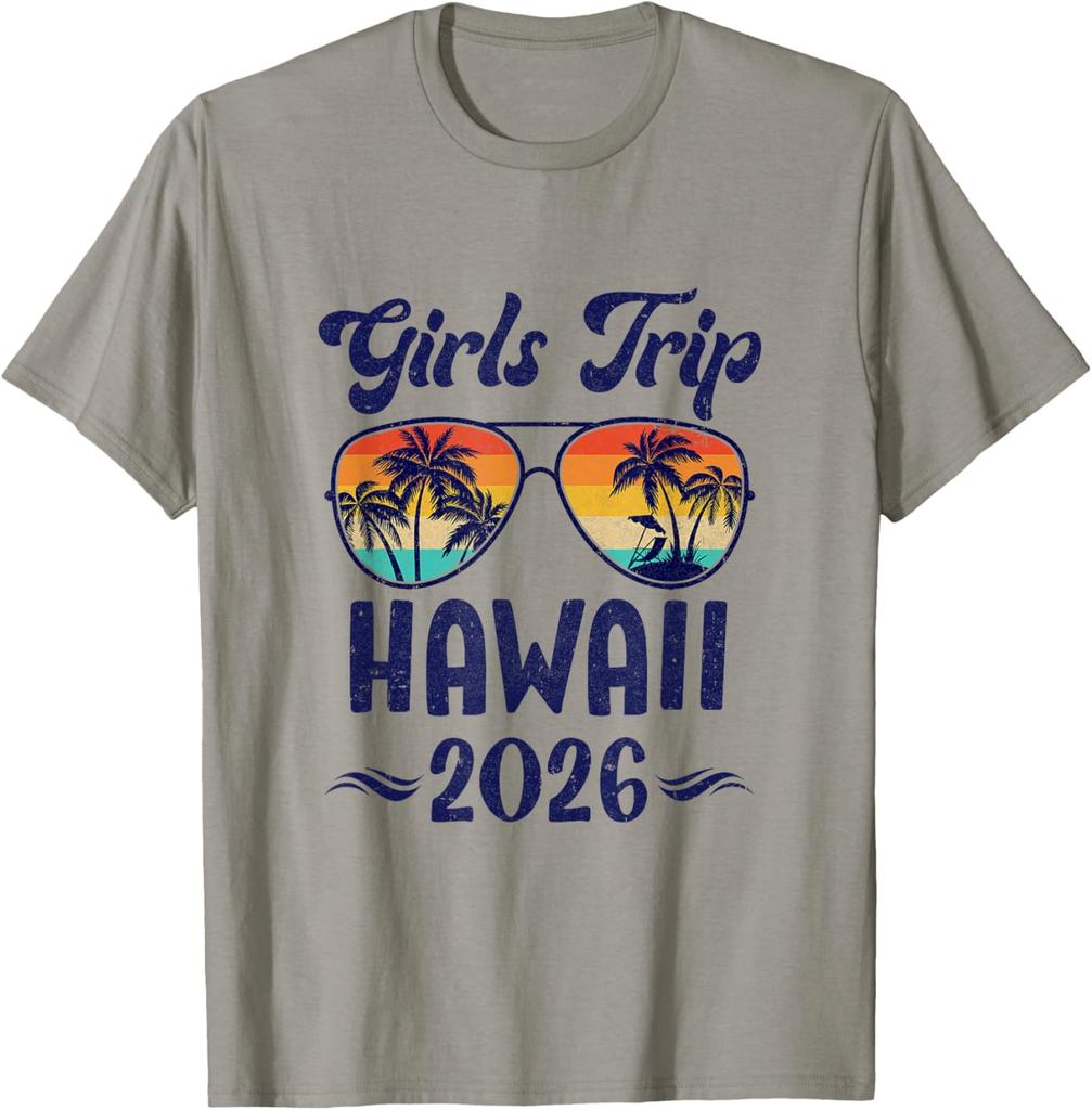 Hawaii Girls Trip Beach Vacation 2026 Matching Group T-Shirt